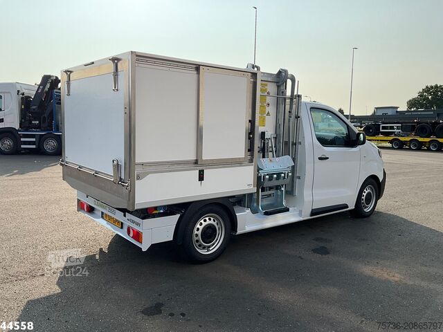Refuse collection vehicle Peugeot E-Expert 100% elektrisch kippende zijlader