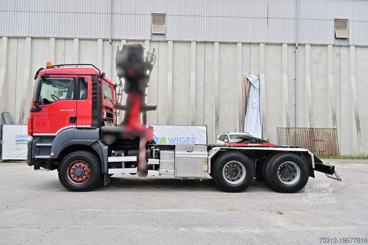 Șasiu de camion MAN TGS33.500 E6 6x6 Hydrodrive Allrad Pritarder