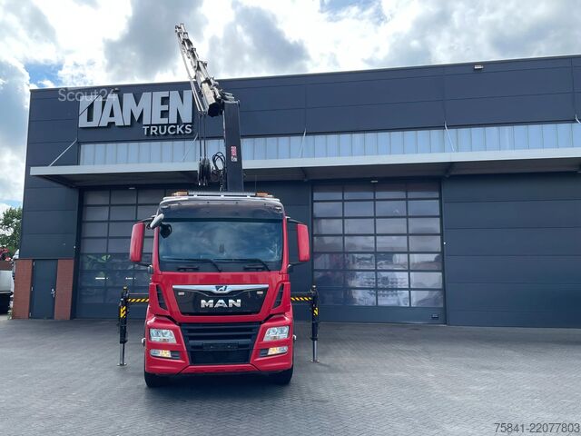 Vrachtwagen met kraan MAN TGS 26.400 TGS 26.400 6x2-4 BL KIPPER HIAB 302 ...