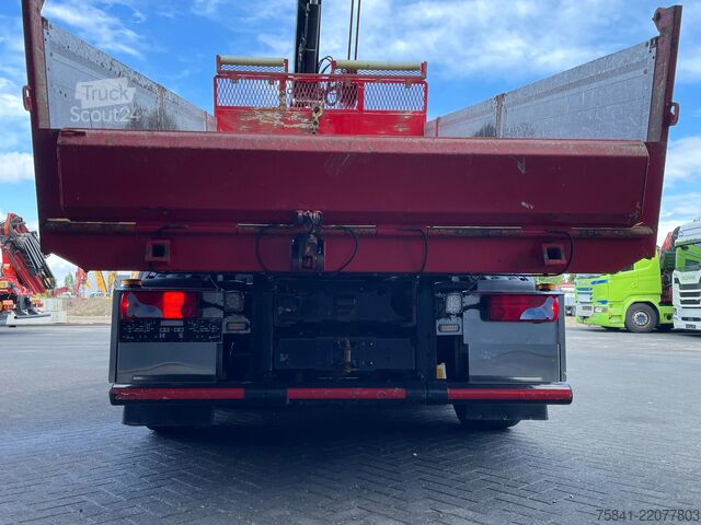 Vrachtwagen met kraan MAN TGS 26.400 TGS 26.400 6x2-4 BL KIPPER HIAB 302 ...