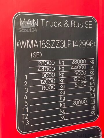 Vrachtwagen met kraan MAN TGS 26.400 TGS 26.400 6x2-4 BL KIPPER HIAB 302 ...