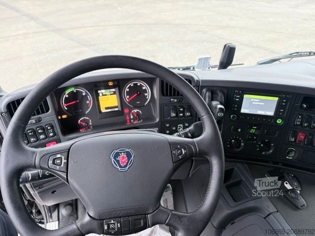 Vacuum tank truck SCANIA P410 6x2*4 JHL Hvidtved Larsen Flexline 312 ADR