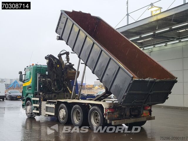 Basculantă cu macara Scania R440 8X2 Palfinger Q150Z82 Kran Crane Bevako ca...