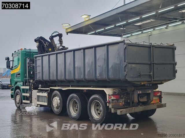 Basculantă cu macara Scania R440 8X2 Palfinger Q150Z82 Kran Crane Bevako ca...