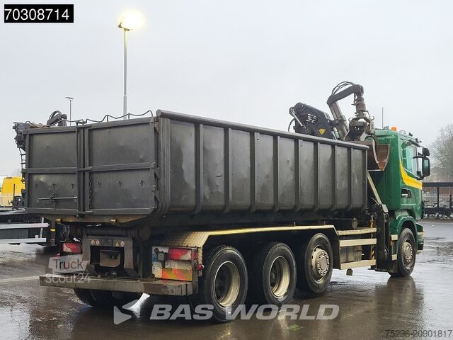 Basculantă cu macara Scania R440 8X2 Palfinger Q150Z82 Kran Crane Bevako ca...