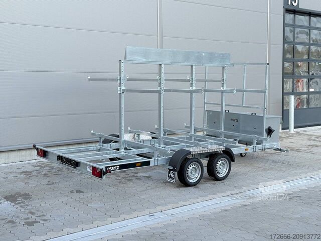 Máquinas de construção Martz SCAFF 480/2 S 3,5T 480X250CM 3500KG GERÜST TRANSPORTANHÄNGER