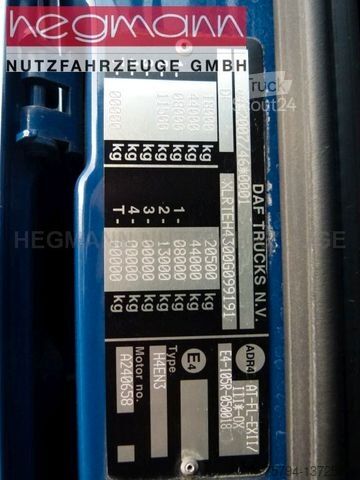 Tracteur routier standard DAF XF 410 FT, ACC, LGS, ADR groß, DEB, deutsch, PTO