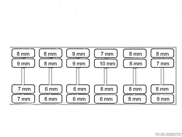Tieflader-Sattelauflieger  COMETTO Semi-Tieflader 6 Achs - Teleskop Nr: 202