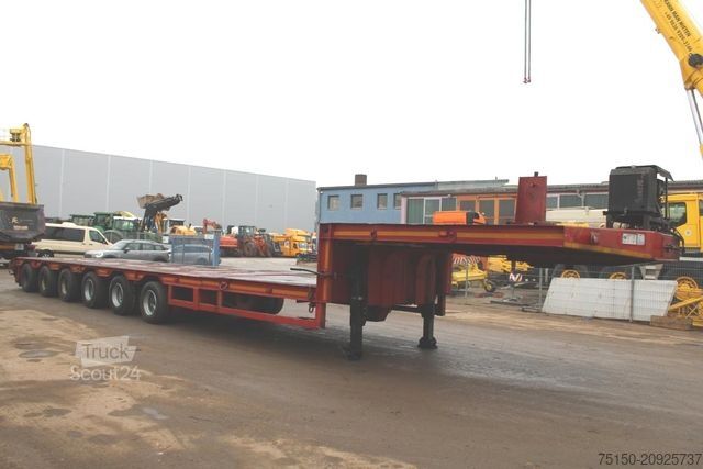 Tieflader-Sattelauflieger  COMETTO Semi-Tieflader 6 Achs - Teleskop Nr: 202