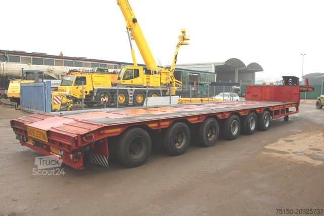 Tieflader-Sattelauflieger  COMETTO Semi-Tieflader 6 Achs - Teleskop Nr: 202