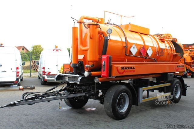 Säiliöperävaunu  Kutschke 10m³ Kipper Saug u.Druck INOX +ADR/GGVS