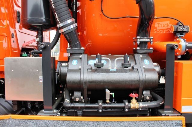 Autocisternă de vidanjare MERCEDES-BENZ AROCS 2846 6x2 Kroll 14m³ WRG Wasserrückgewinner