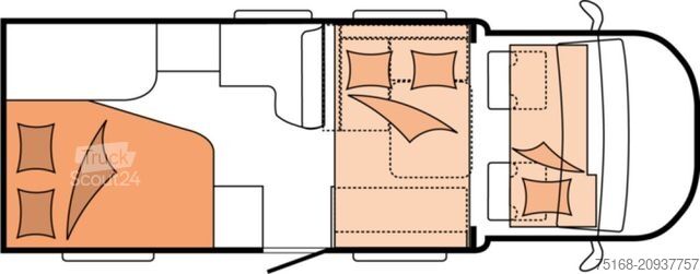 Halvintegrerad husbil HOBBY ONTOUR T 700 F Modell 2025