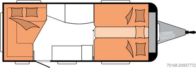 Husvagn HOBBY De Luxe 495 UL Modell 2026