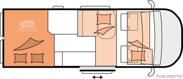 Husbil HOBBY Vantana De Luxe K60 FT Ehem. Mietwagen