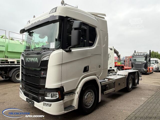Chassis cabine Scania R580 V8 NGS Retarder, 9000 kg Vooras, PTO, 6x2 ...
