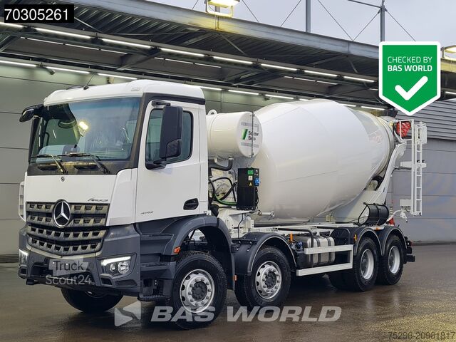 Mixer Mercedes Arocs 4142 8X4 12m3 Stetter Mixer Euro 6