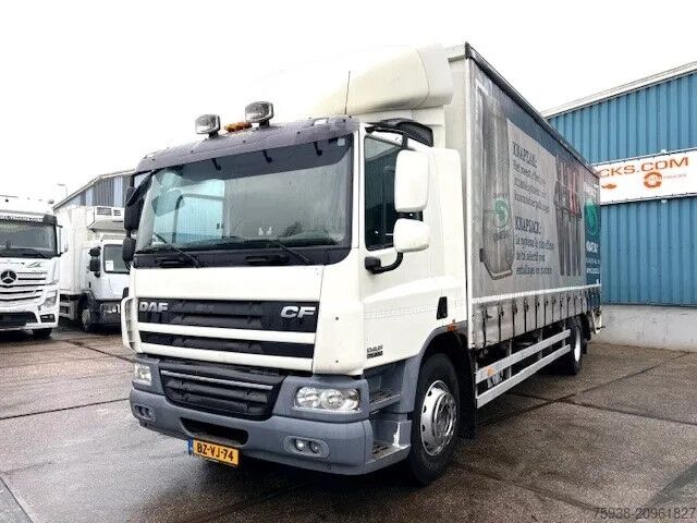 Lona deslizante DAF CF 75.250 4x2 WITH CURTAINSIDE BOX & LOADING PL...