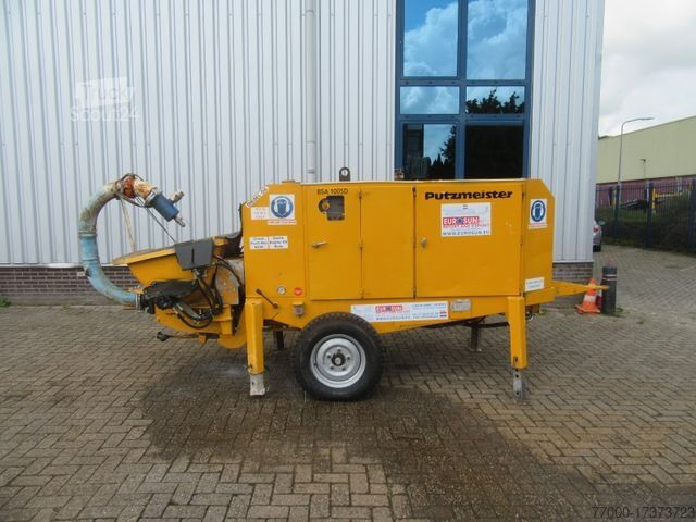 Betonpumpe MERCEDES-BENZ #   PUTZMEISTER  BSA  1005 Dc Trailer PUMP