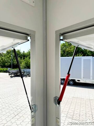 Reboque de venda Blyss H15362HN | WEISS 360X203X230CM 1500KG VERKAUFSANHÄNGER | 2X VERKAUFSKLAPPE
