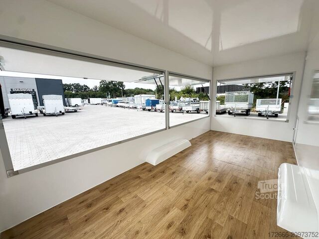 Reboque de venda Blyss H25522HTN | WEISS 520X223X230CM 2500KG VERKAUFSANHÄNGER | 2X VERKAUFSKLAPPE