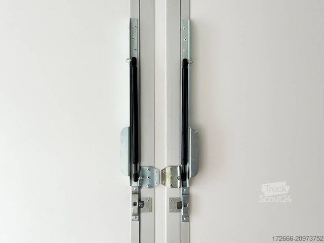 Reboque de venda Blyss H25522HTN | WEISS 520X223X230CM 2500KG VERKAUFSANHÄNGER | 2X VERKAUFSKLAPPE