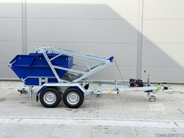 Remorque porte-touret de câble Blyss KTT 35 V2L | E-WINDE | CONTAINER 280X165CM 3500KG KABELTROMMELANHÄNGER