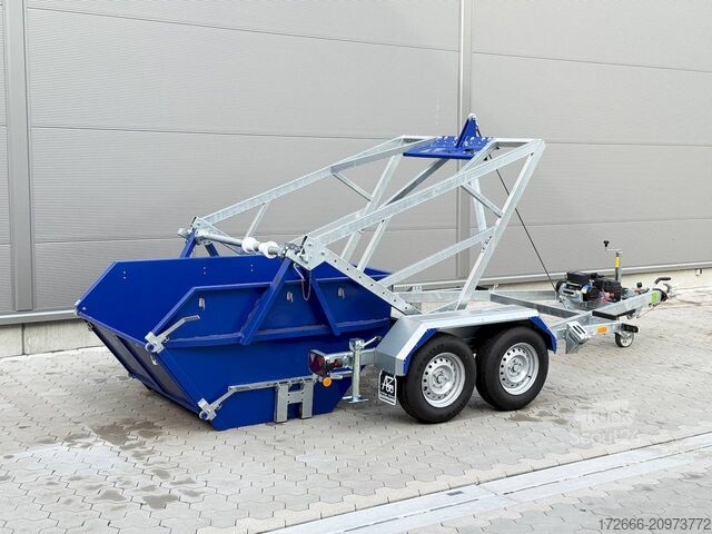 Remorque porte-touret de câble Blyss KTT 35 V2L | E-WINDE | CONTAINER 280X165CM 3500KG KABELTROMMELANHÄNGER