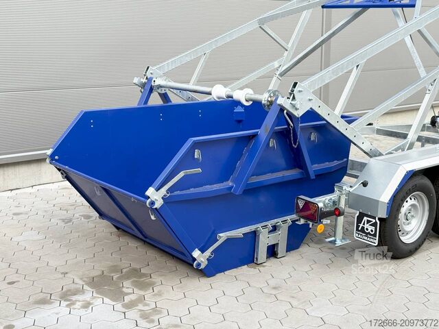 Remorque porte-touret de câble Blyss KTT 35 V2L | E-WINDE | CONTAINER 280X165CM 3500KG KABELTROMMELANHÄNGER