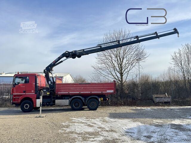 Damperli kamyon MAN TGX 26.480 6x4 BB Hiab 244 E-5 HIDUO