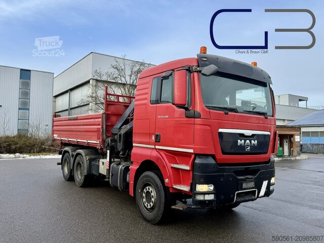 Damperli kamyon MAN TGX 26.480 6x4 BB Hiab 244 E-5 HIDUO