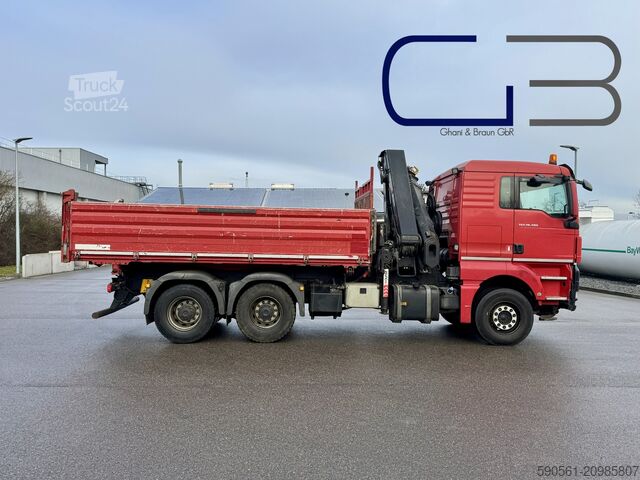Damperli kamyon MAN TGX 26.480 6x4 BB Hiab 244 E-5 HIDUO