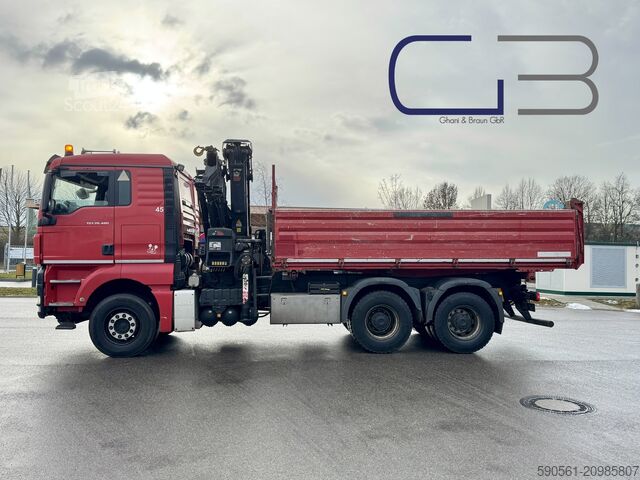 Damperli kamyon MAN TGX 26.480 6x4 BB Hiab 244 E-5 HIDUO