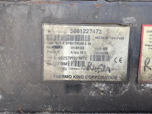 Transport réfrigéré/congélé Gray and Adams Thermo king SLX  Spectrum, Mono Temp , single t...