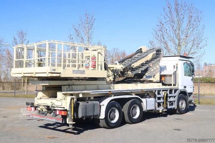 Vrachtwagen met kraan Mercedes-Benz Actros 2636 6X4 | TUNNEL PLATFORM | REMOTE DRIVING