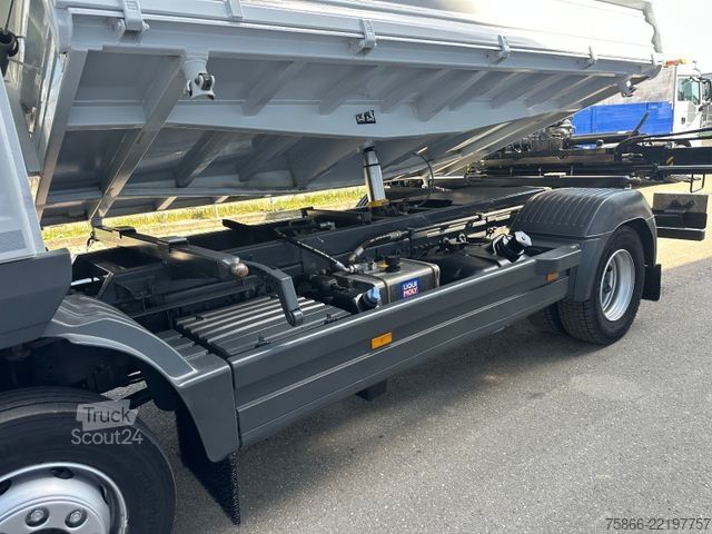 Żuraw samochodowy MERCEDES-BENZ 1224 K Atego 2 Seiten Kipper Hiab 078 X Duo