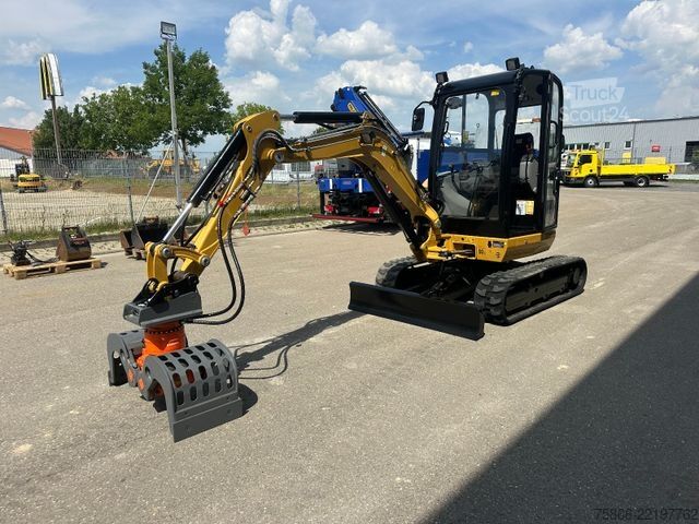 Miniescavatore CATERPILLAR 302.7 Powertilt Löffelpaket Sortiergreifer