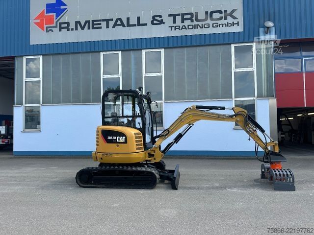 Miniescavatore CATERPILLAR 302.7 Powertilt Löffelpaket Sortiergreifer