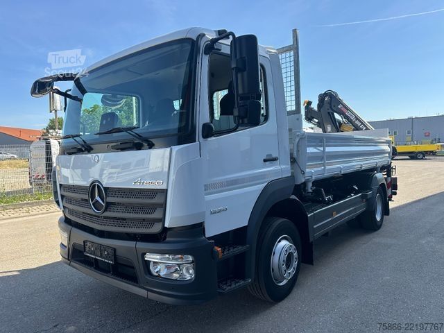 Basculantă MERCEDES-BENZ 1224 K Atego 2 Seiten Kipper Hiab 078 X Duo