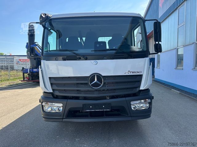 Basculantă MERCEDES-BENZ 1224 K Atego 2 Seiten Kipper Hiab 078 X Duo