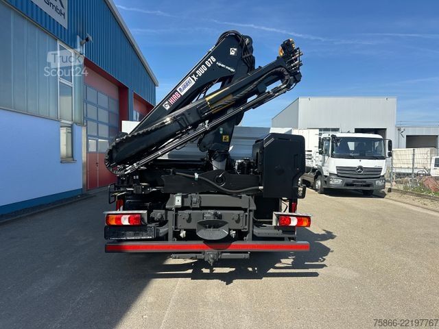 Basculantă MERCEDES-BENZ 1224 K Atego 2 Seiten Kipper Hiab 078 X Duo
