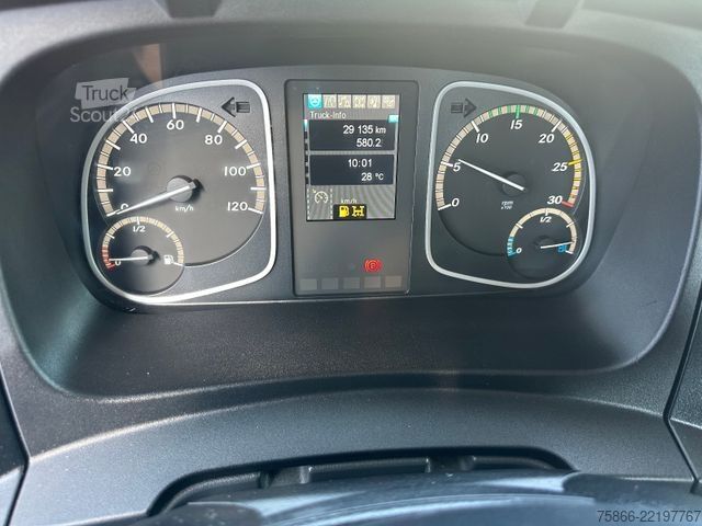 Basculantă MERCEDES-BENZ 1224 K Atego 2 Seiten Kipper Hiab 078 X Duo