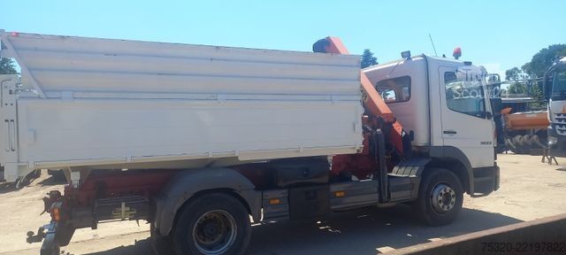 Háromirányú billenő teherautó MERCEDES-BENZ 1523 Kipper Kran