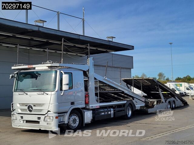 Biltransport varebil Mercedes Actros 1848 Actros 4X2 Lohr car transporter Ret...