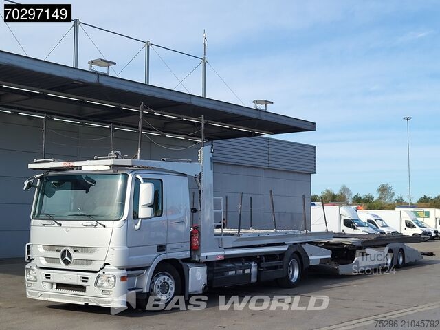 Biltransport varebil Mercedes Actros 1848 Actros 4X2 Lohr car transporter Ret...
