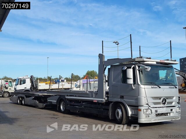 Biltransport varebil Mercedes Actros 1848 Actros 4X2 Lohr car transporter Ret...