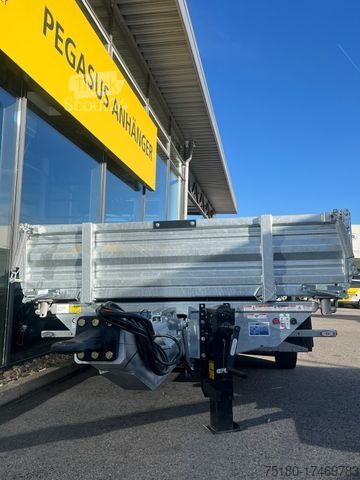 Třístranný sklápěcí přívěs HUMBAUR HKT 105024 Dreiseitenkipper Tandem Hochlader NEU