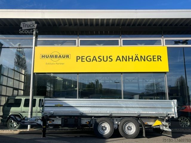 Třístranný sklápěcí přívěs HUMBAUR HKT 105024 Dreiseitenkipper Tandem Hochlader NEU
