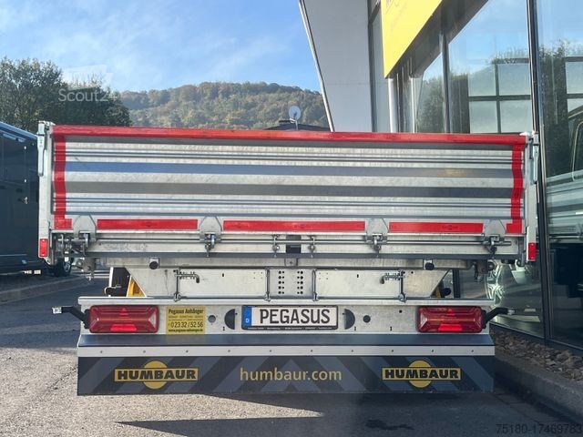 Třístranný sklápěcí přívěs HUMBAUR HKT 105024 Dreiseitenkipper Tandem Hochlader NEU