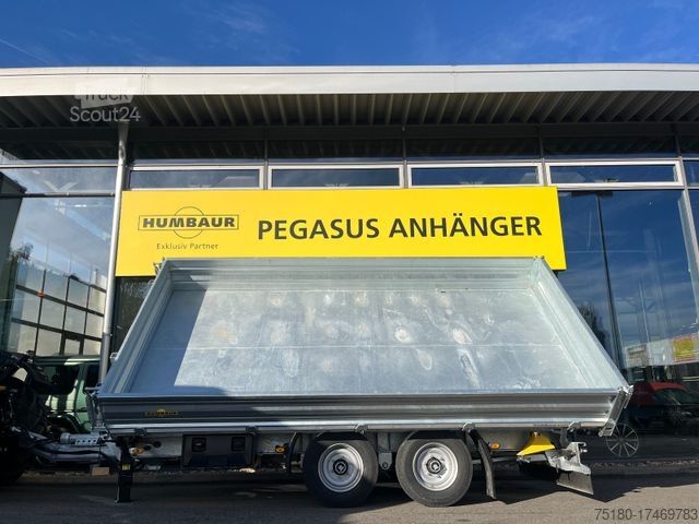 Třístranný sklápěcí přívěs HUMBAUR HKT 105024 Dreiseitenkipper Tandem Hochlader NEU